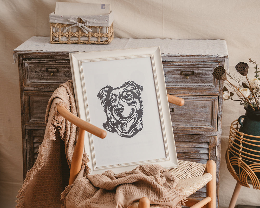 An artistic pet portrait Created only for you