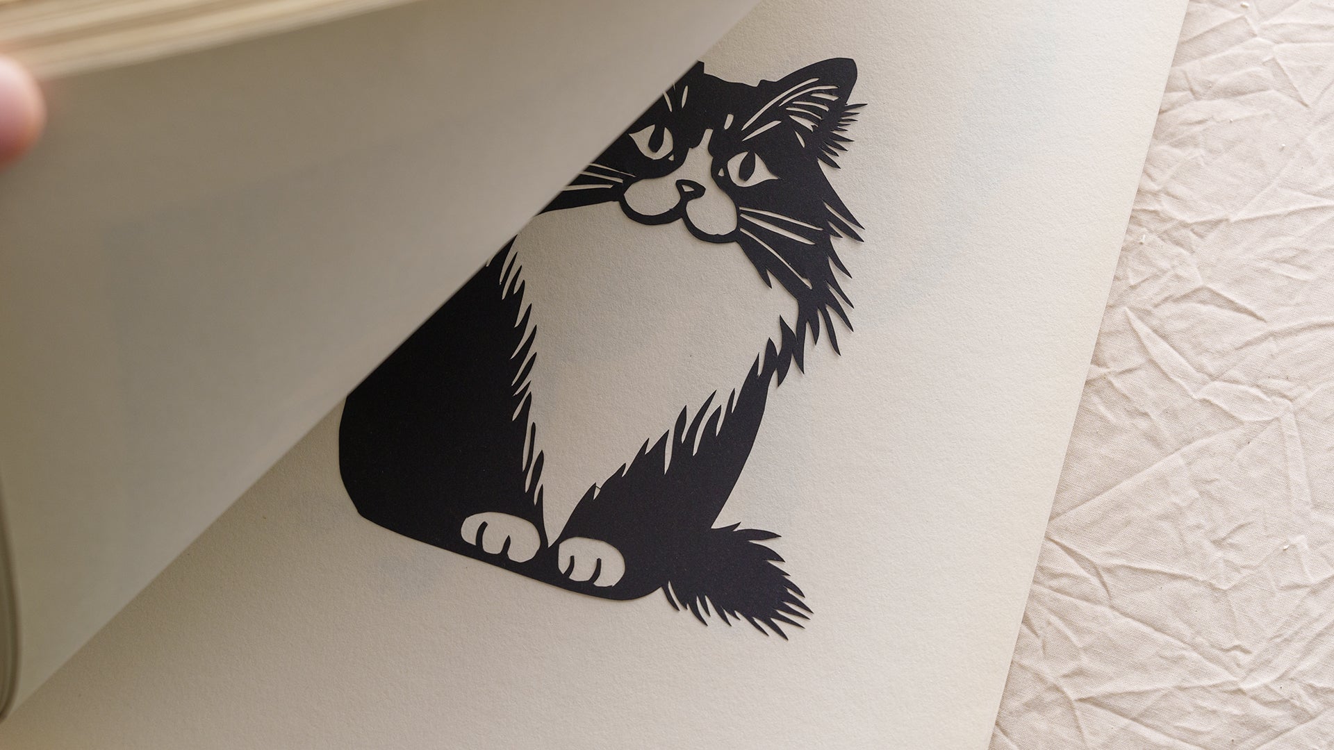 Create personalized pet memorial portrait paper cut to commemorate beloved animals that are no longer with us