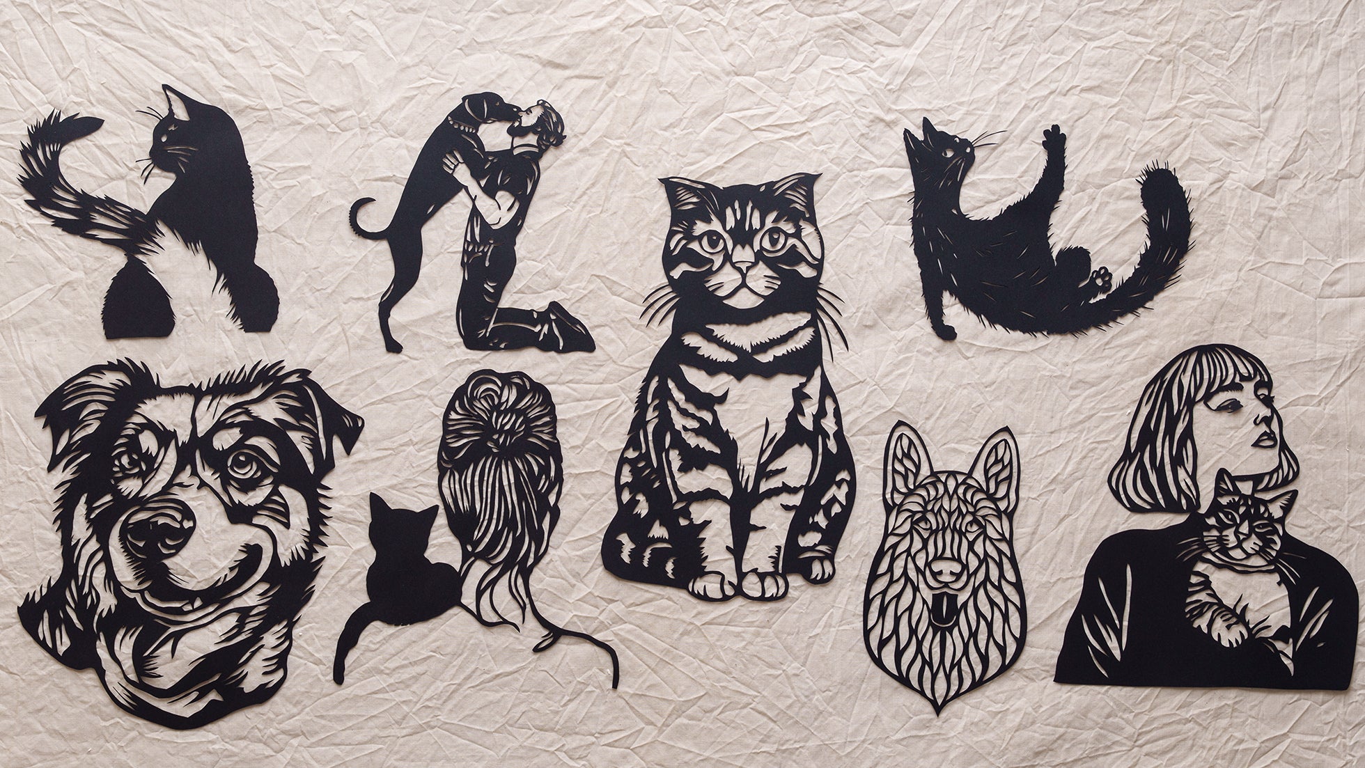 Custom_Pet_Portrait_Memorial_Paper_Cut_Gifts