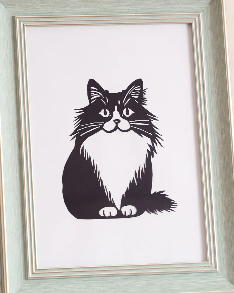 Her paper purr whispers 'I'm here' — not a memorial, but our forever coffee compan"Her paper purr whispers 'I'm here' — not a memorial, but our forever coffee companion waking with me daily 