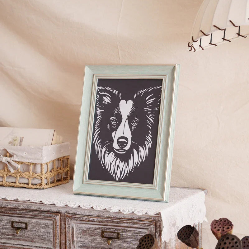 A custom paper pet portrait to treasure forever, keeping your companion's memory alive at home even after they’ve passed