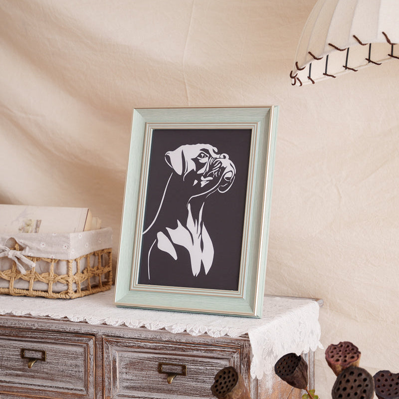This ain't just paper art — it's his eternal shift. Sun-up to moonrise, that bulldog spirit patrols your home perimeter