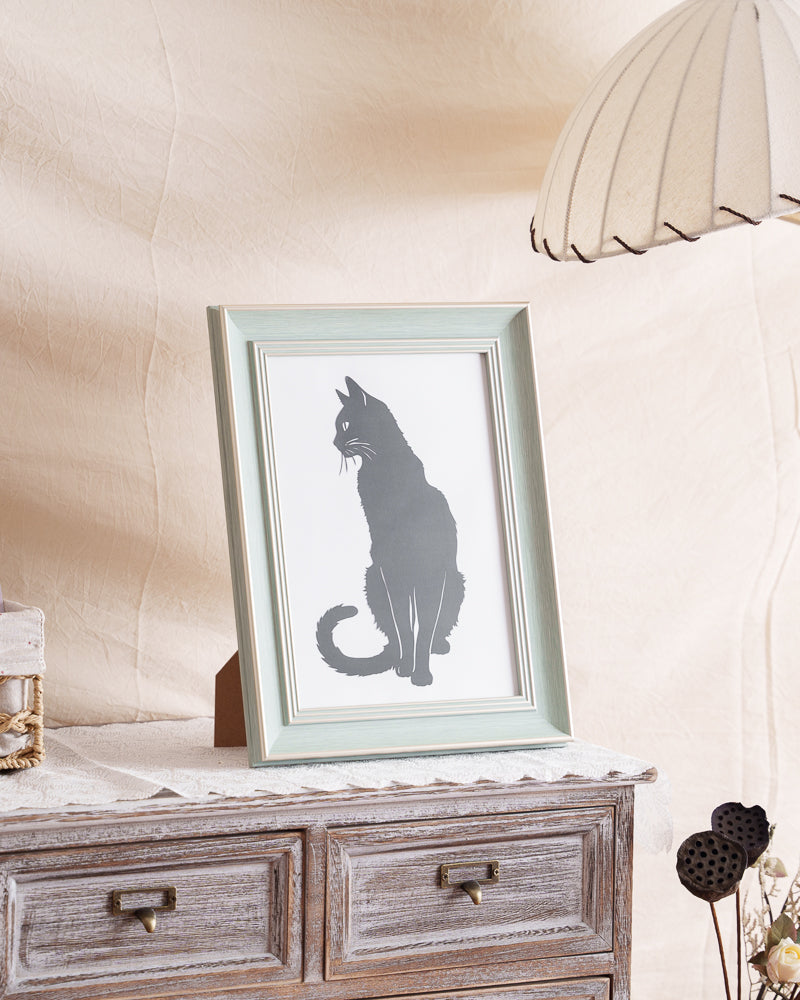 Candle-lit cat silhouette paper art glowing softly, symbolizing eternal bond with pets
